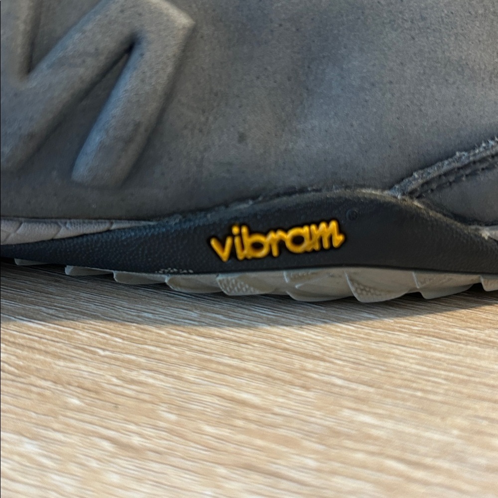 Merrell Parkway Emboss Lace Up Barefoot Vibram Sneakers in Castlerock Gray - 15 - Picture 6 of 10